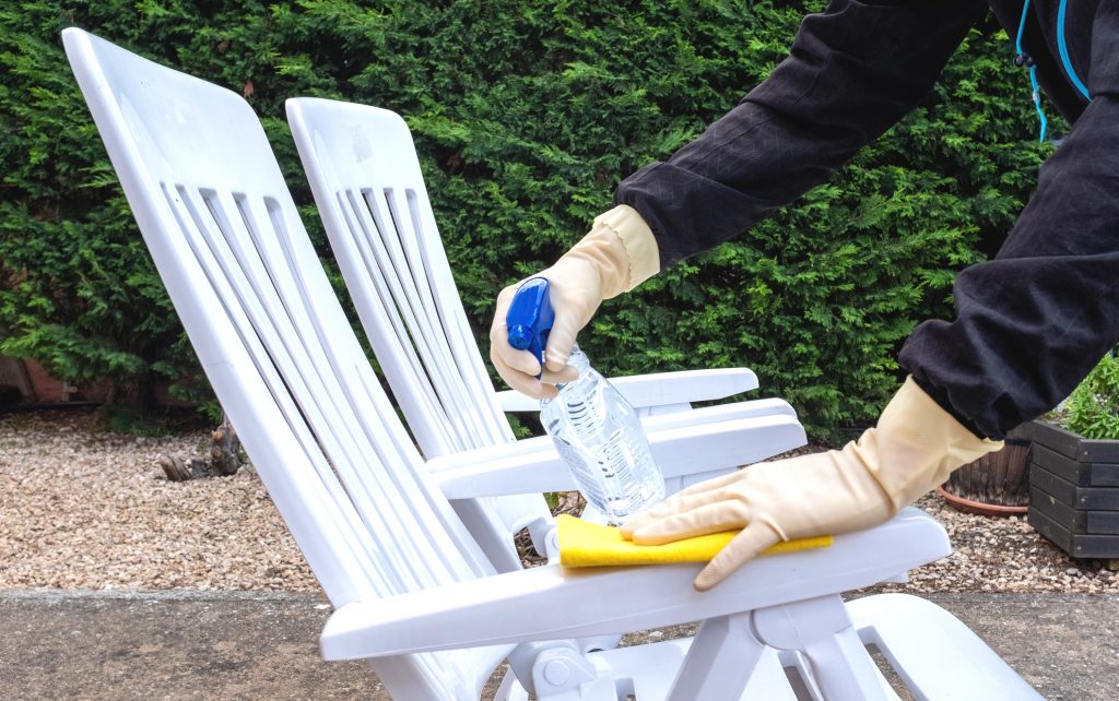 Clean your outdoor furniture